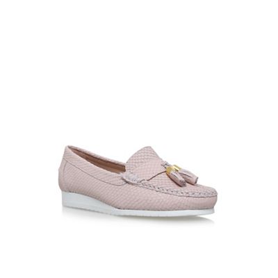 Natural cost flat slip on loafers